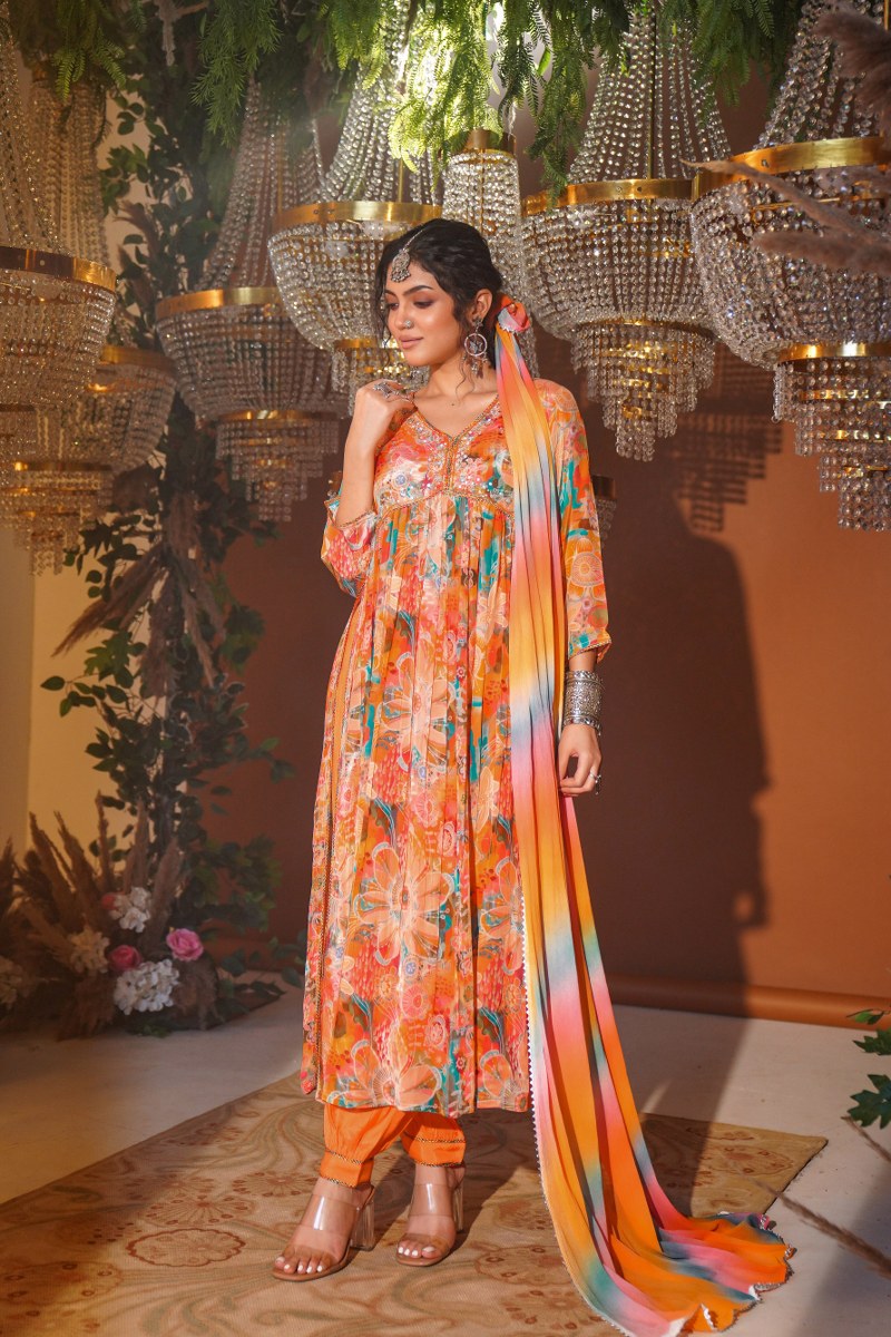 Magical Crepe Kurta Set