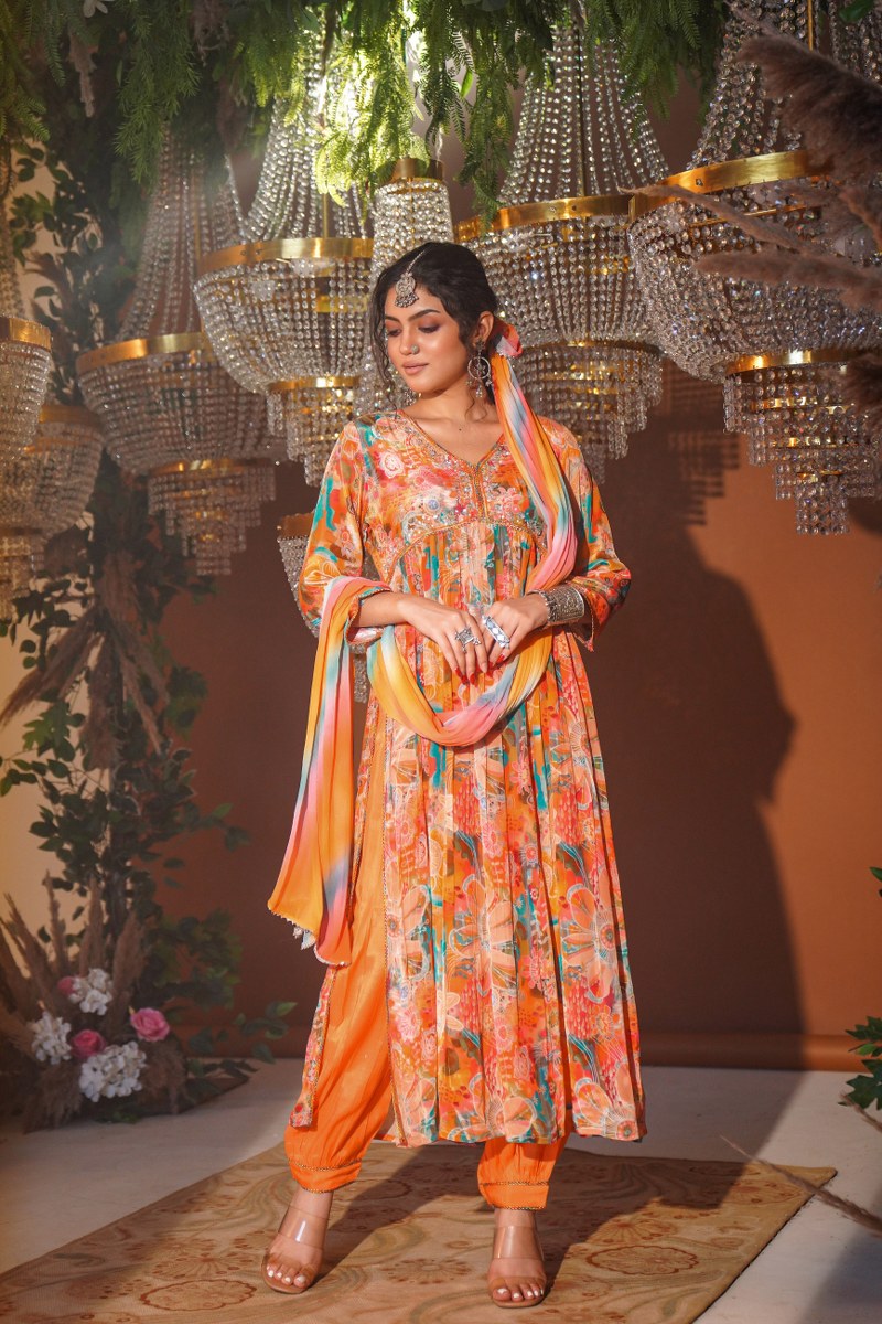 Magical Crepe Kurta Set