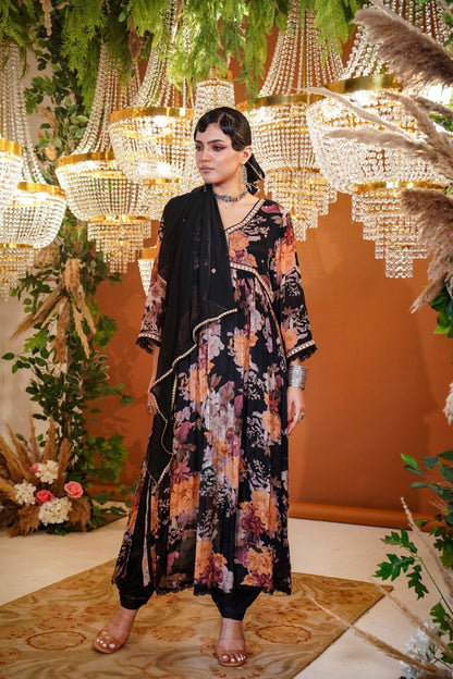 Pure Elegance Chinon Kurta Ensemble❤️