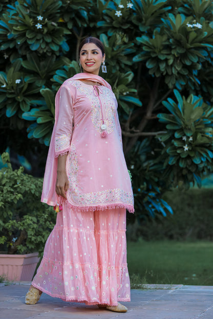 The Pink Chanderi