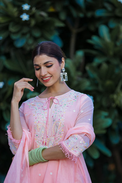 The Pink Chanderi