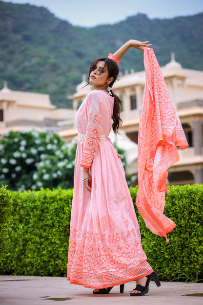 Beautiful PinkLong Dress