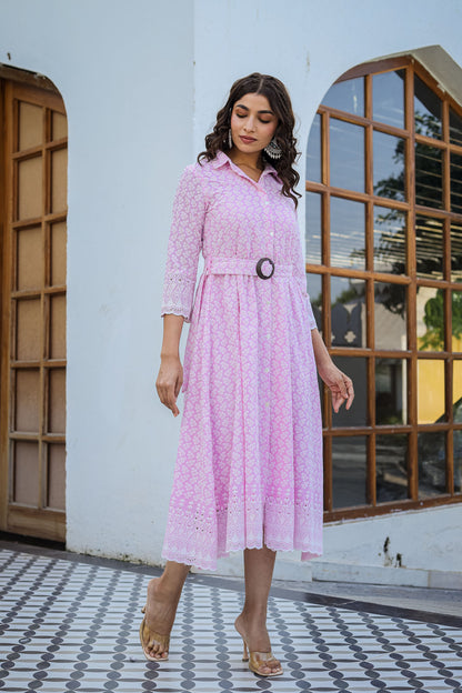 Pretty Pink Elegant Dress