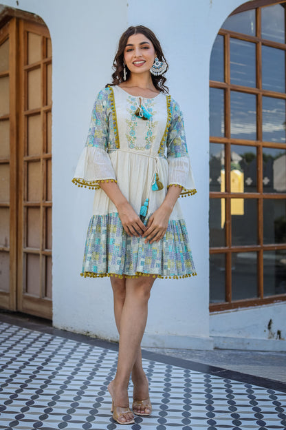 Cambric Short Dress