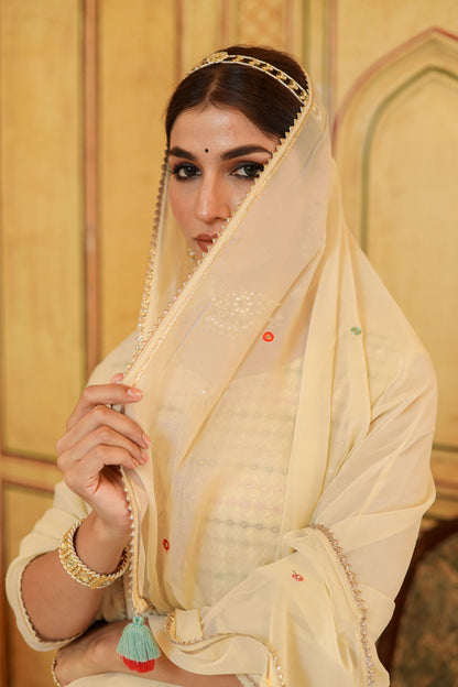 The Off White Georgette