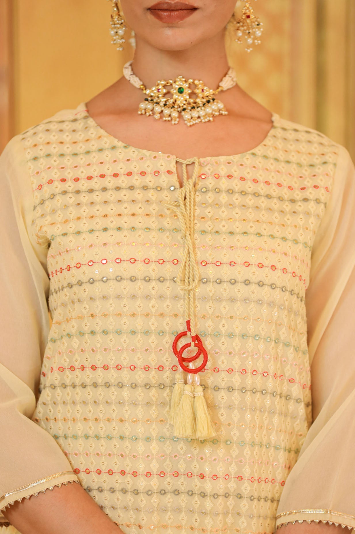 The Off White Georgette