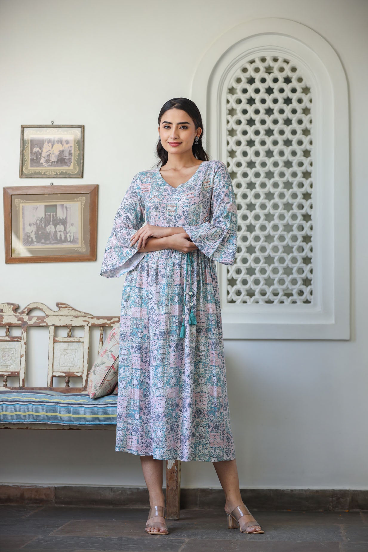 The Bell Sleeved Midi