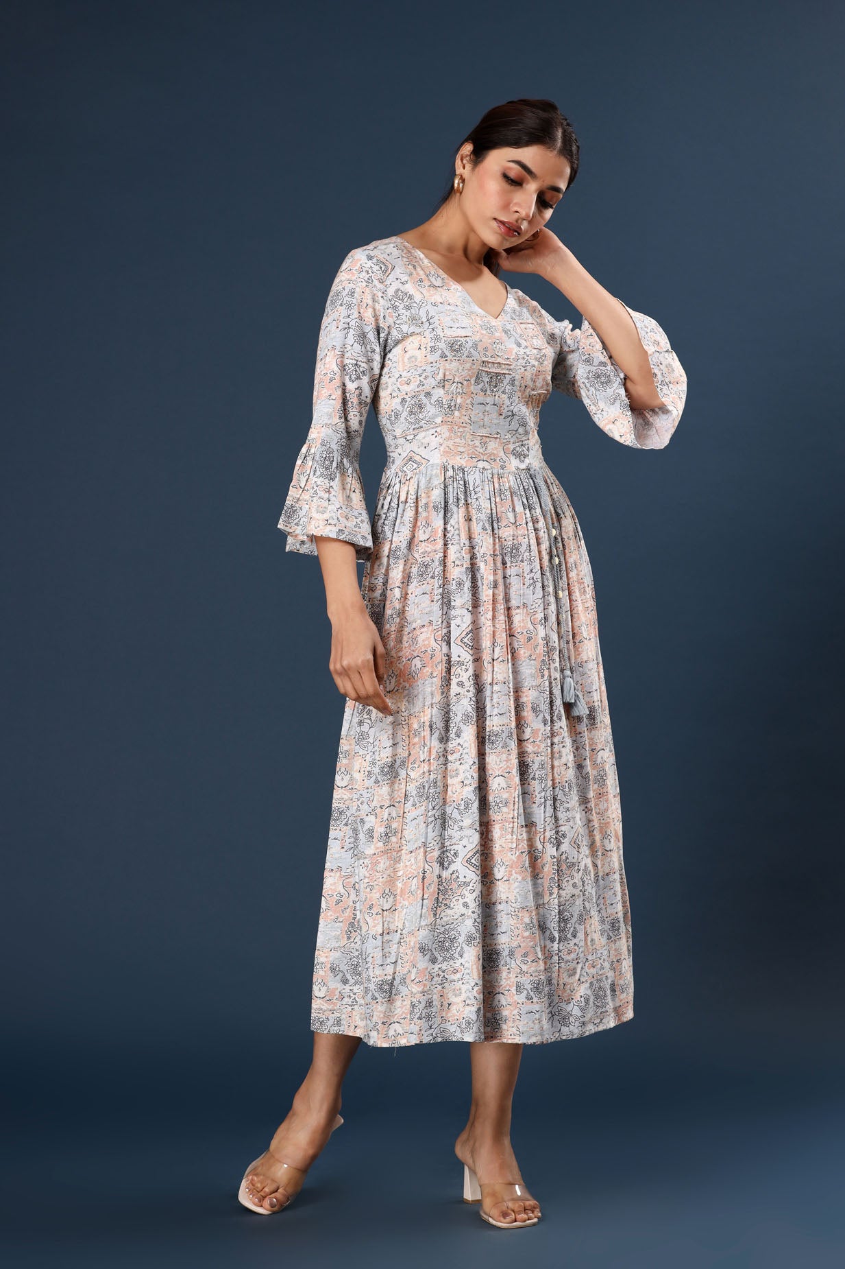 The Bell Sleeved Midi