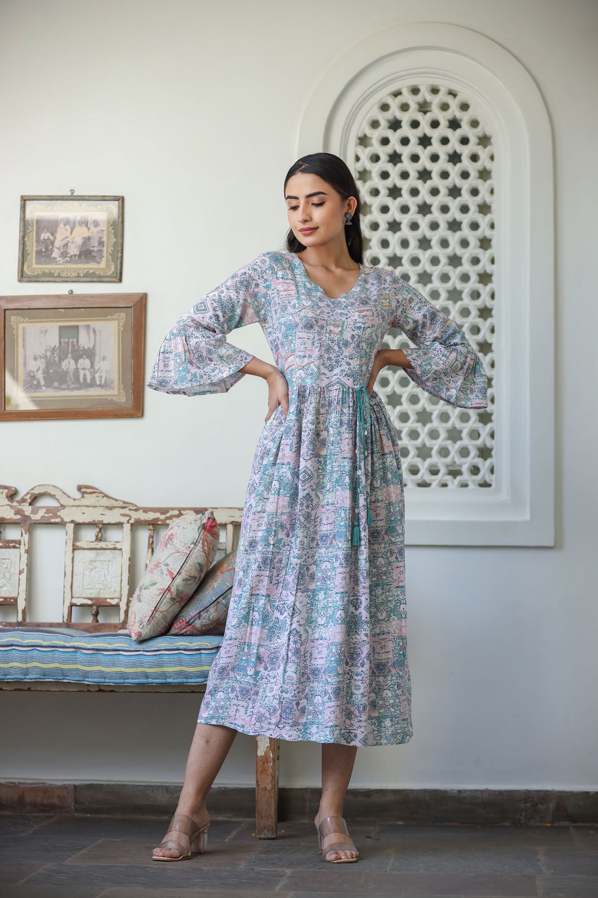 The Bell Sleeved Midi