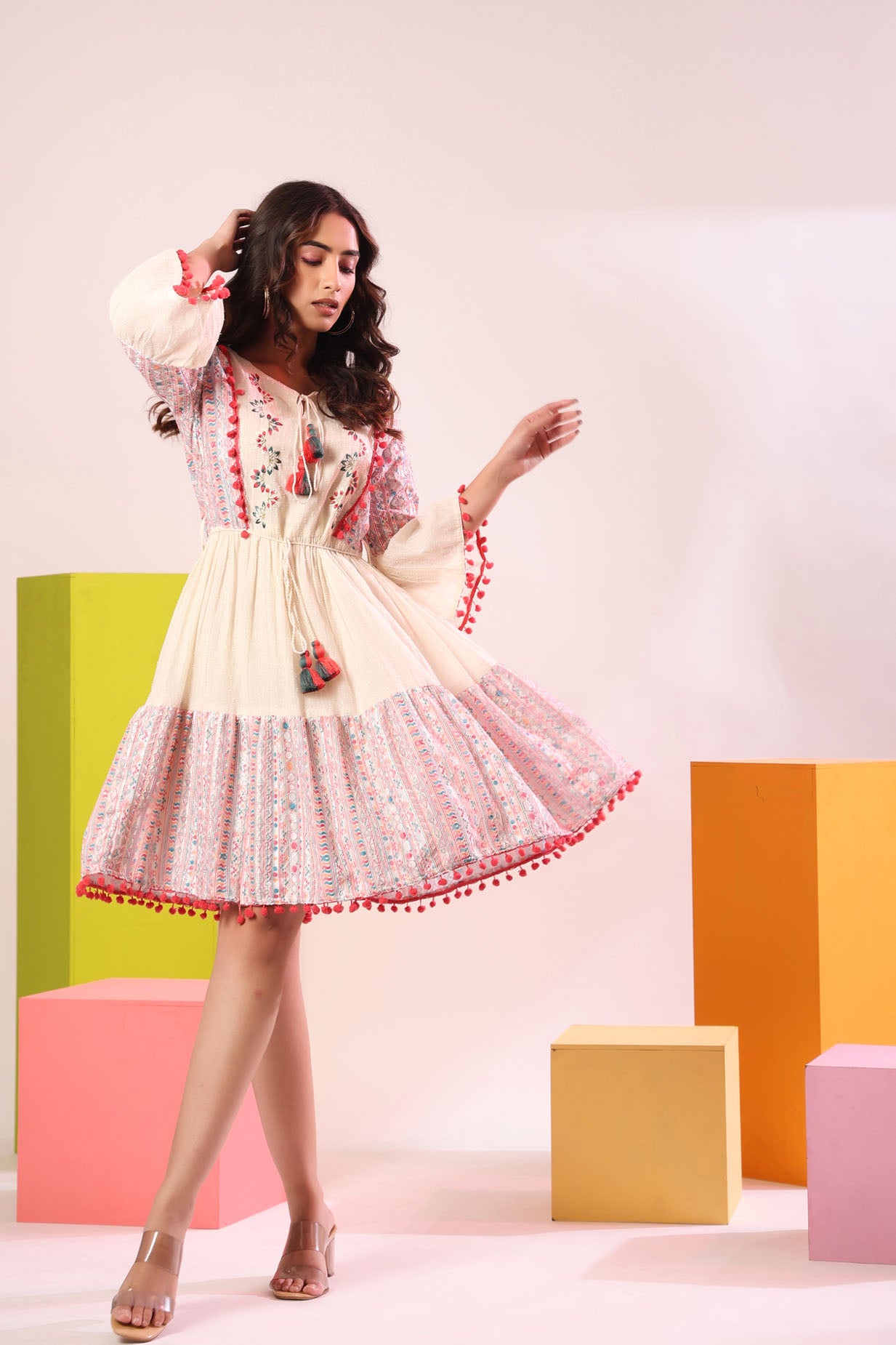 The Multicolour Pom-Poms