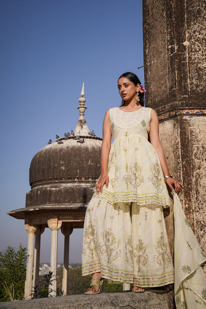 The Pastel Sharara Set