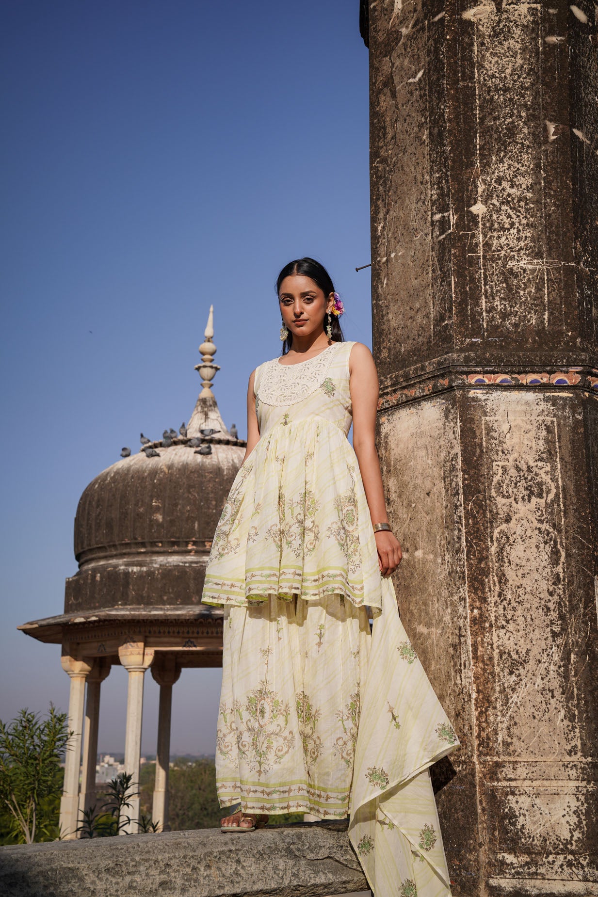 The Pastel Sharara Set
