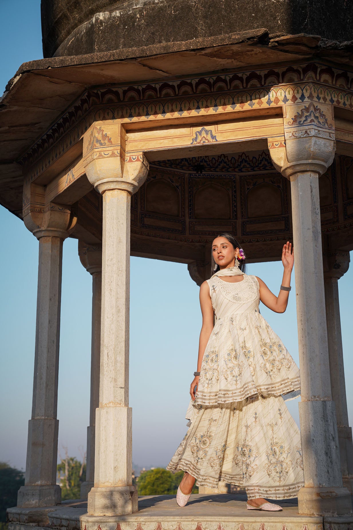 The Pastel Sharara Set