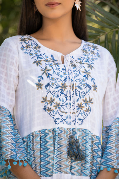 The Embroidered Indigo