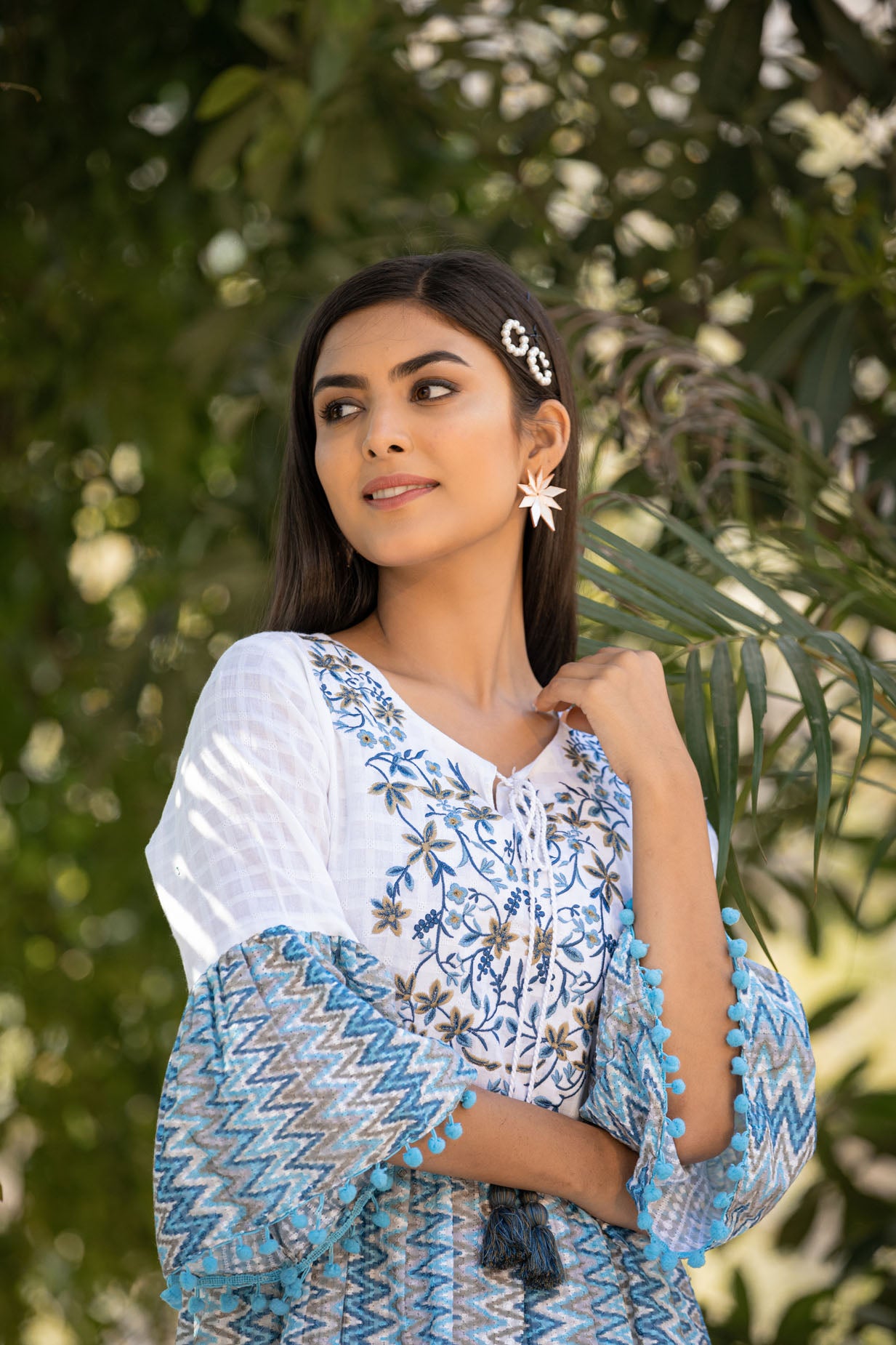The Embroidered Indigo