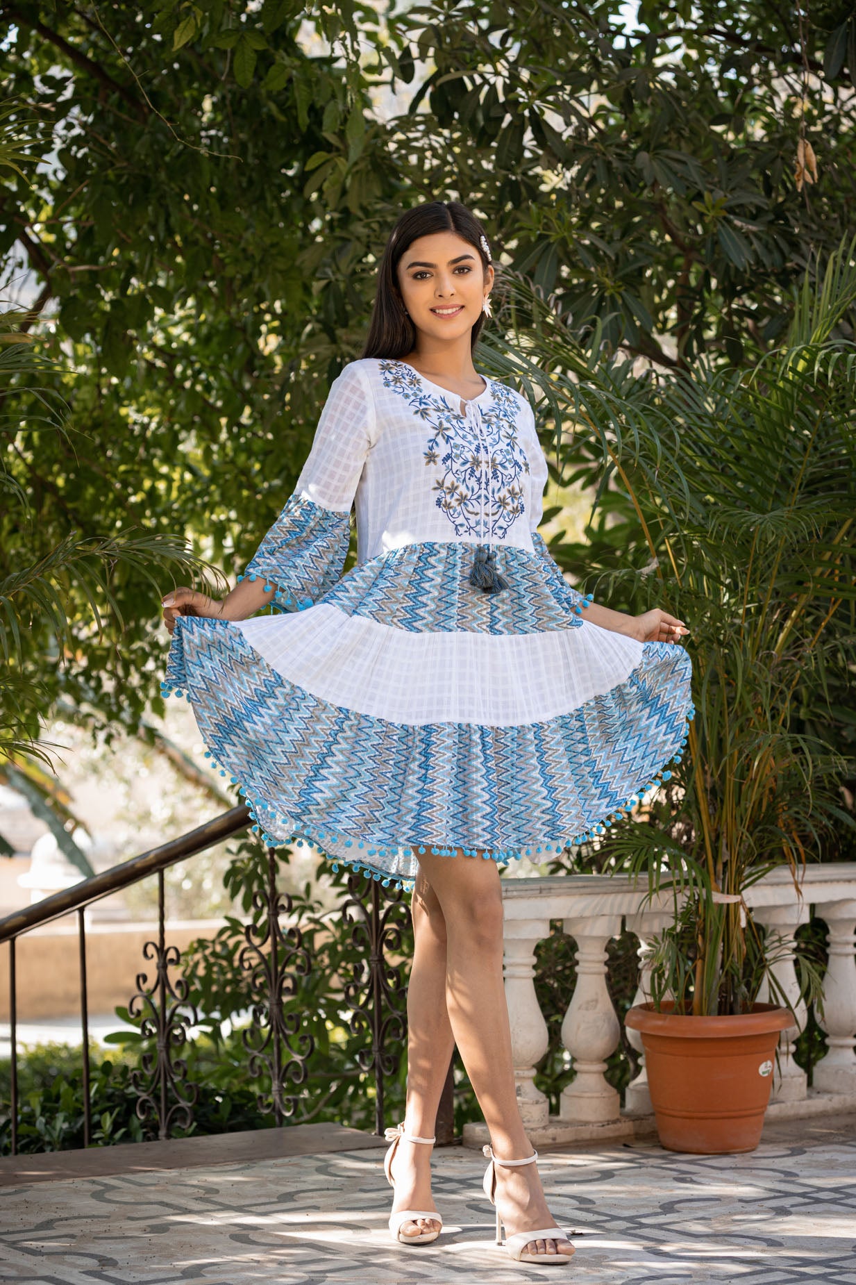 The Embroidered Indigo