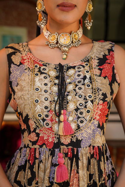 The Floral Shararas