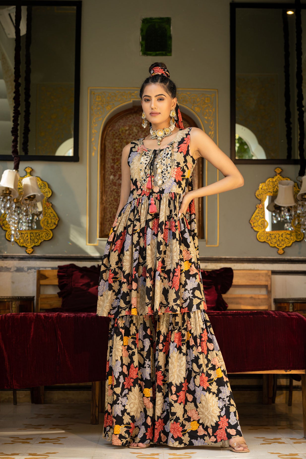 The Floral Shararas