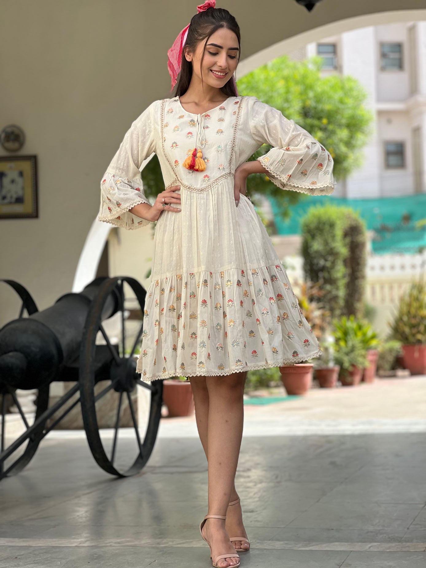 The Embroidered A-Line Dress